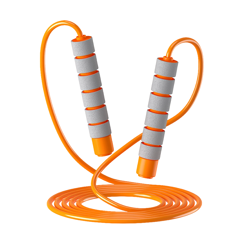 TS-1 PVC Halat Sünger Saplı Çocuklar İçin İp Atlama İpi