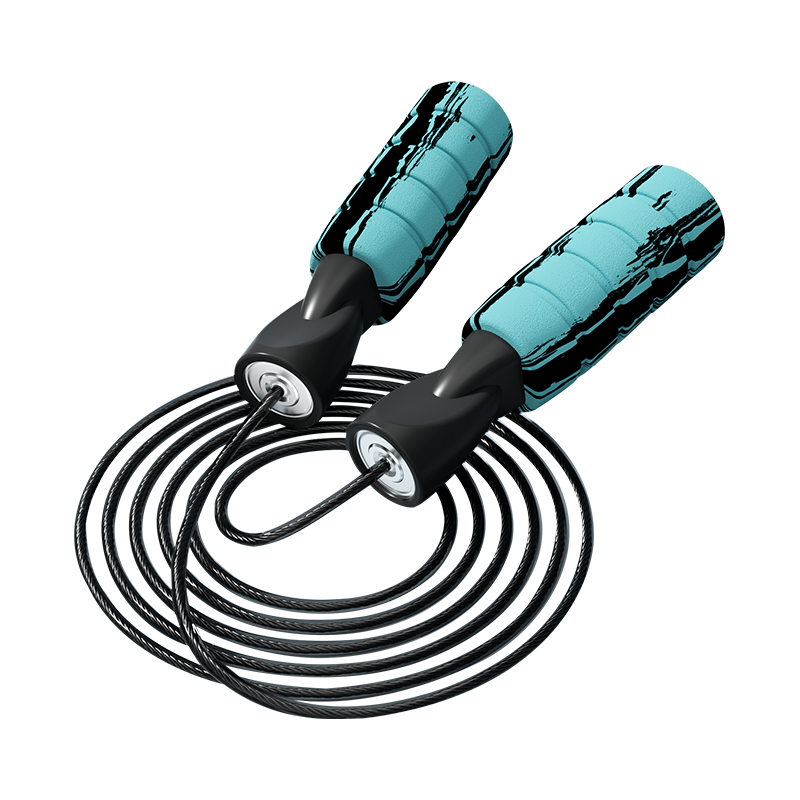 TS-4 Renkli Grafiti/Tek Renkli Köpük Sünger Sap Yetişkinler İçin İp Atlama İpi