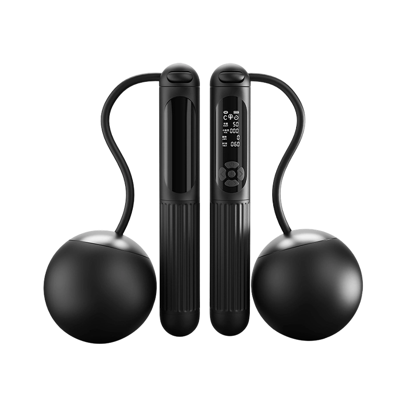 TS-104 Siyah Akıllı Sayma Atlama İpi